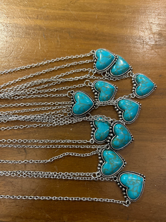 Western Necklace Heart