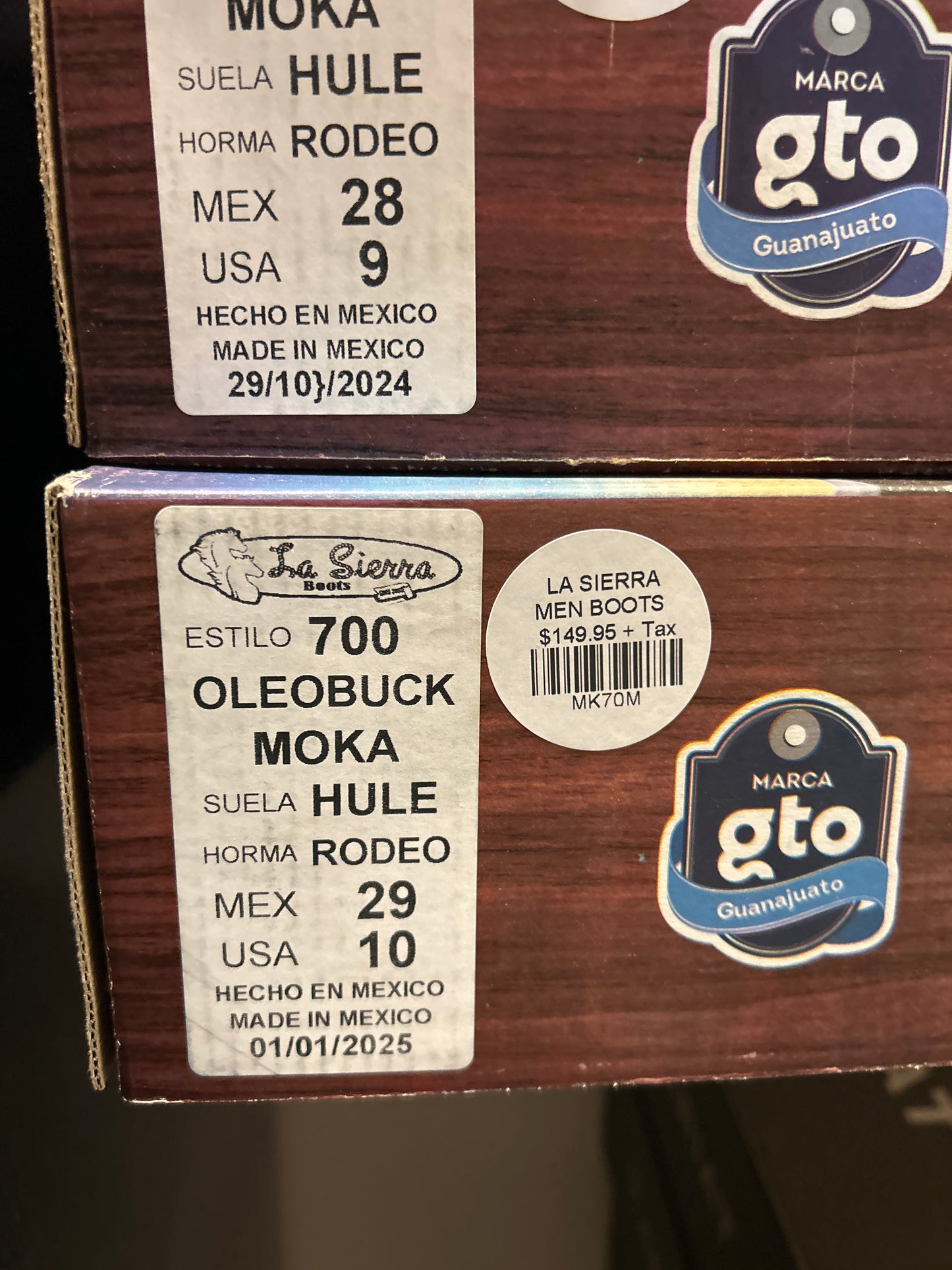 Sierra moka hombre 700