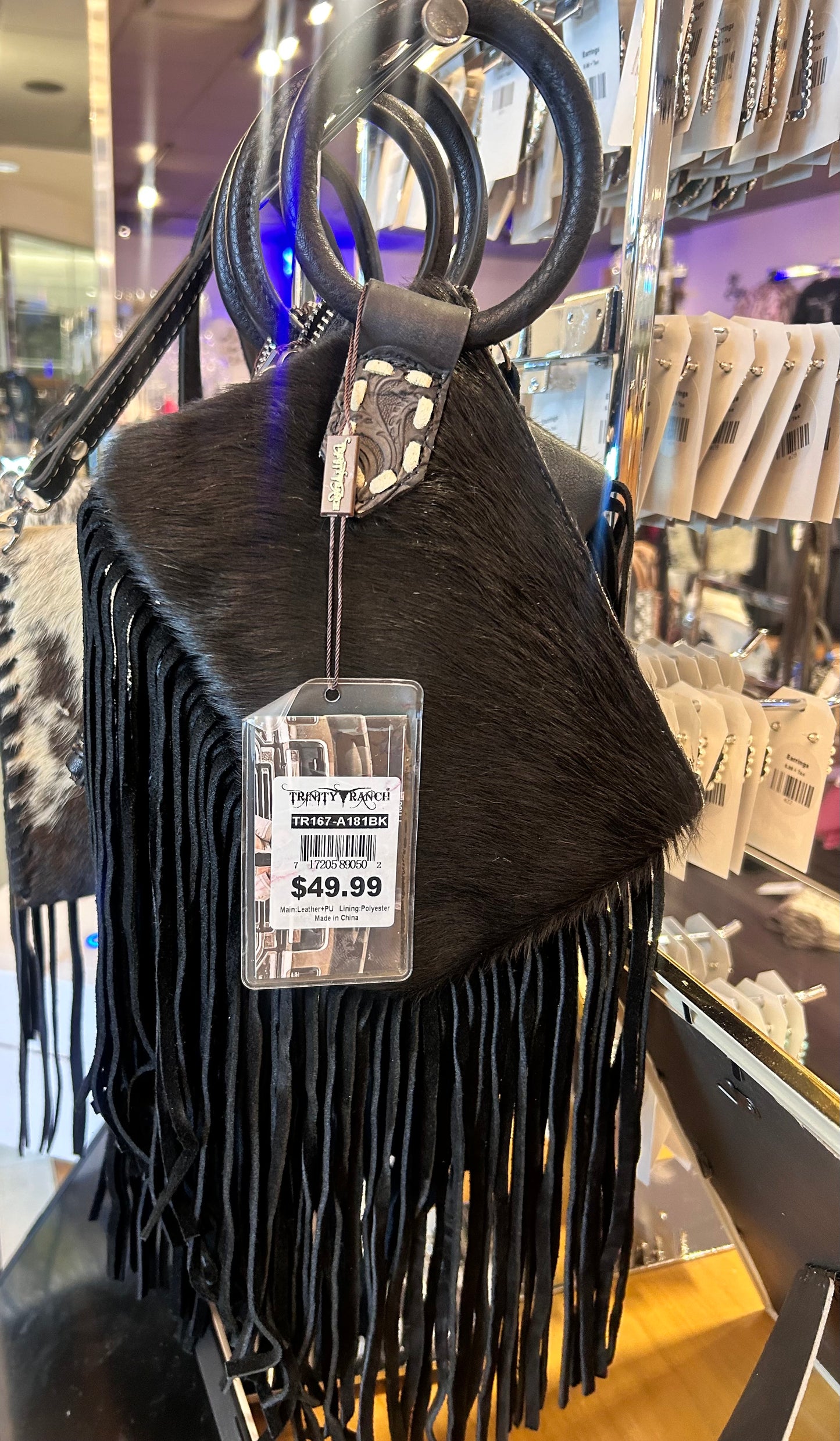 Fringe purse