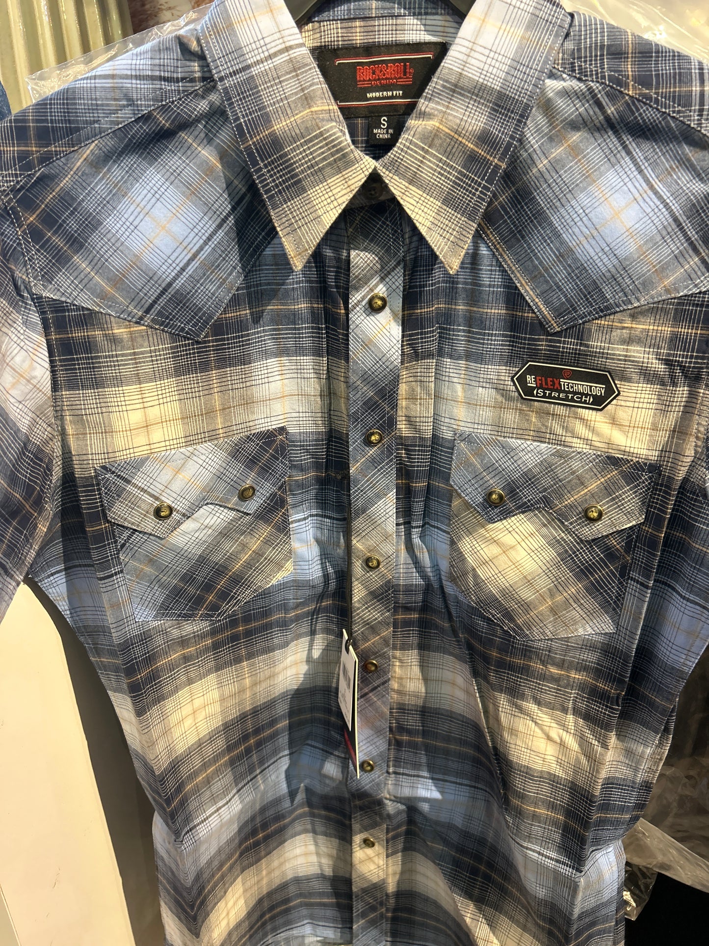 Rock and roll  shirt short sleeve