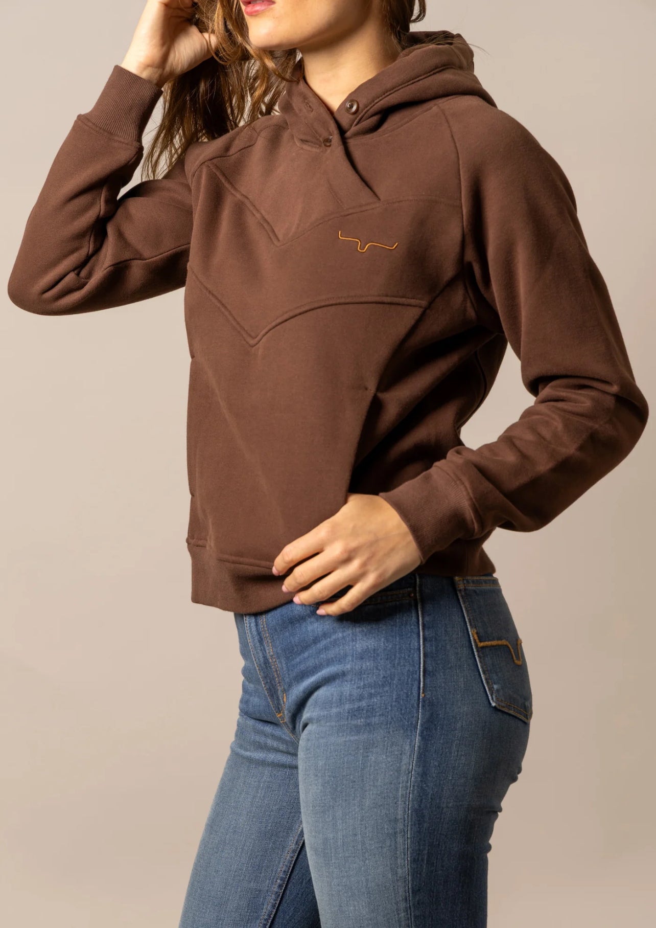 Kimes Ranch Hoodie Ella (Brown)