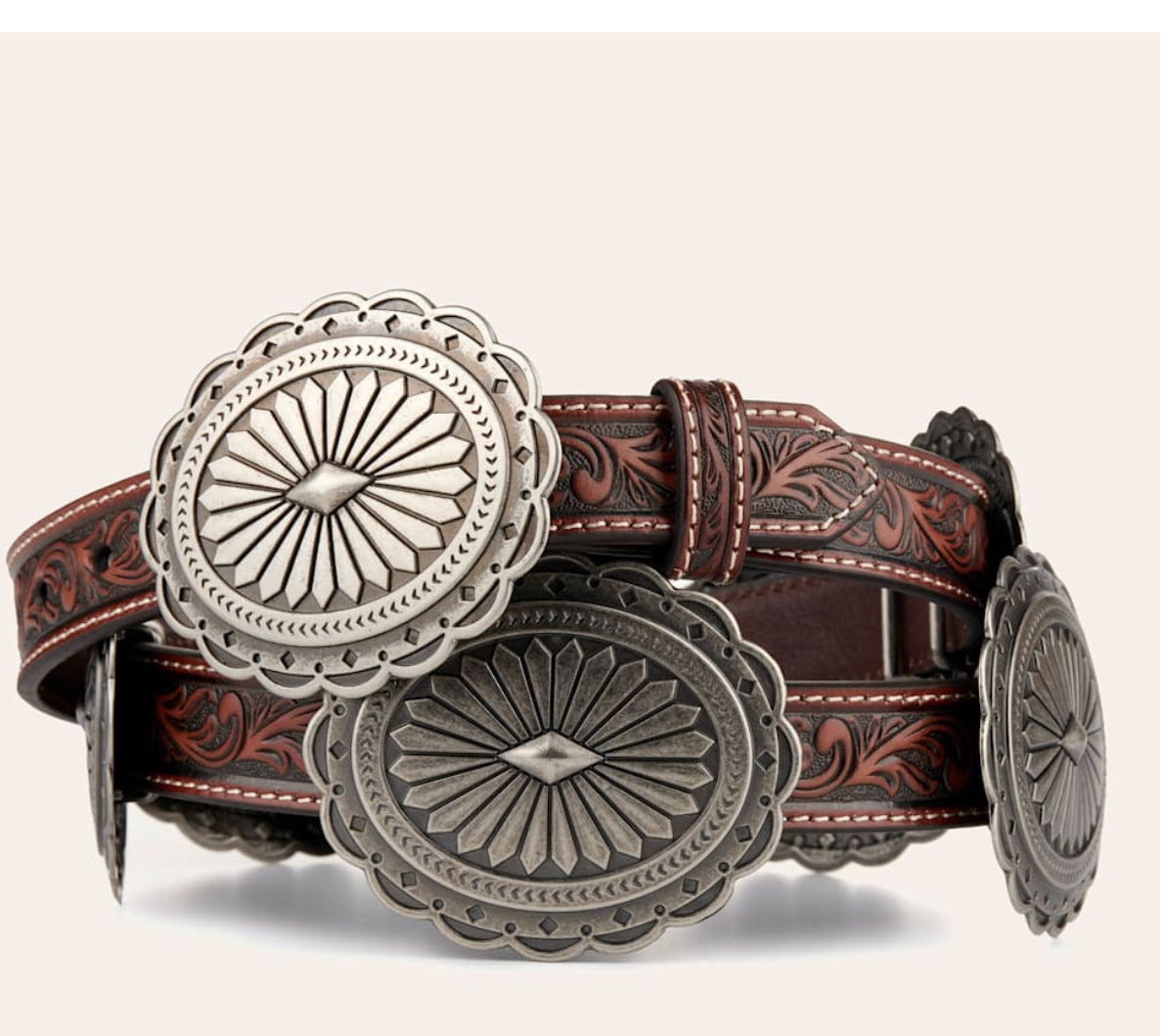 Ariat Belt women concho brown