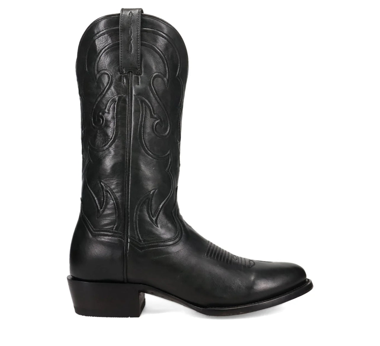 Dan Post Men's Rio Grande Black Leather Round Toe Boot DP7120