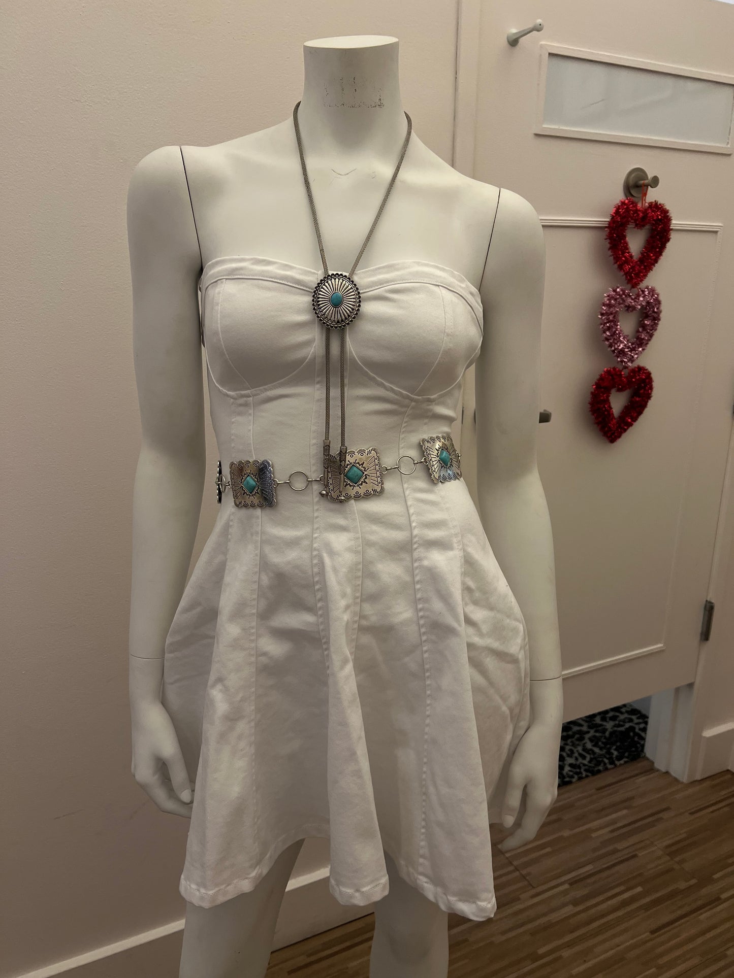 Denim Sweetheart Dress