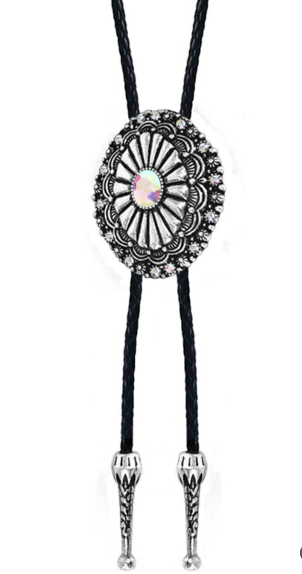 Black bolo tie