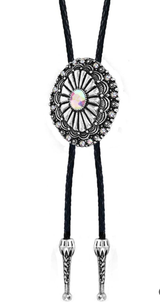 Black bolo tie