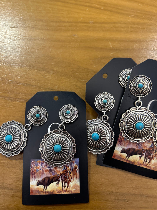 Concho Earrings