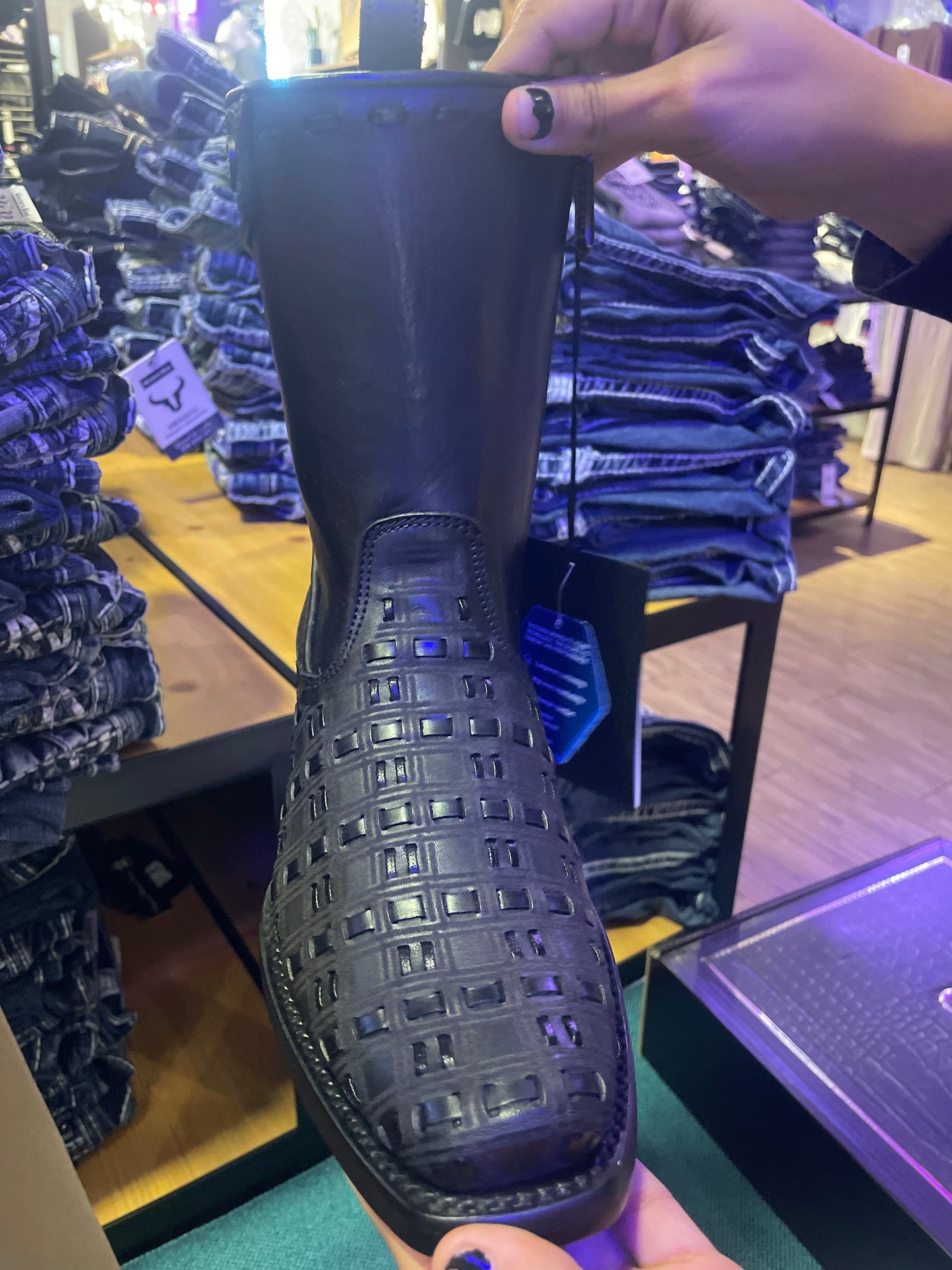 CUADRA BOTA DE RES CRUST GRIS OXFORD -CU941