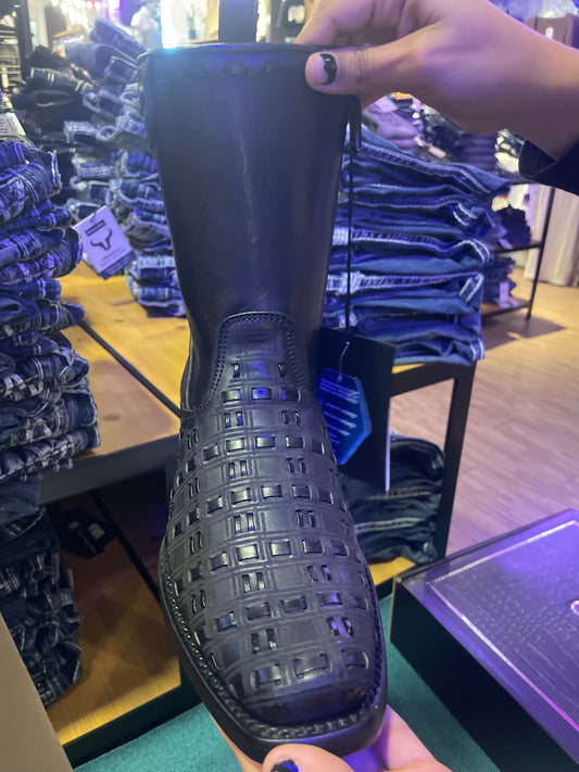 CUADRA BOTA DE RES CRUST GRIS OXFORD -CU941