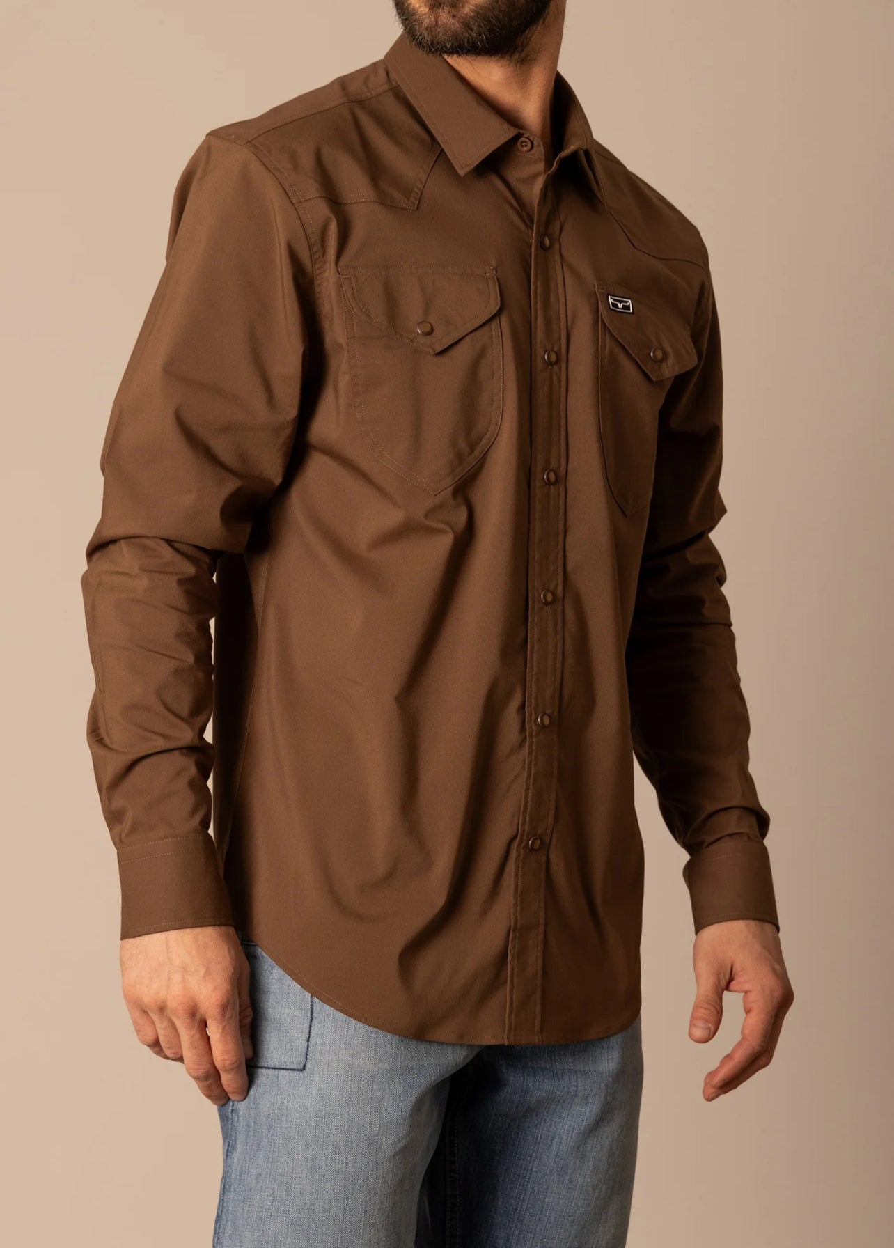 Kimes Ranch Black Out LS Brown