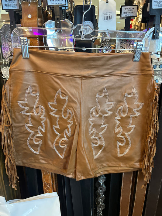 Fringe shorts