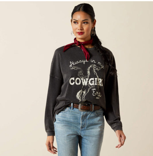Women Ariat Oversized Cowgirl T-shirt