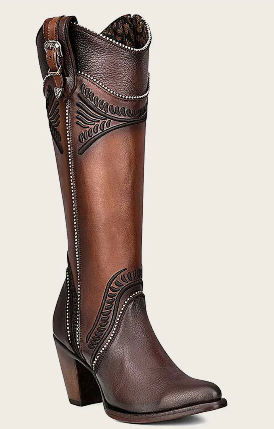 Women Cuadra -HONEY EMBROIDERED KNEE-HIGH BOOT cu583