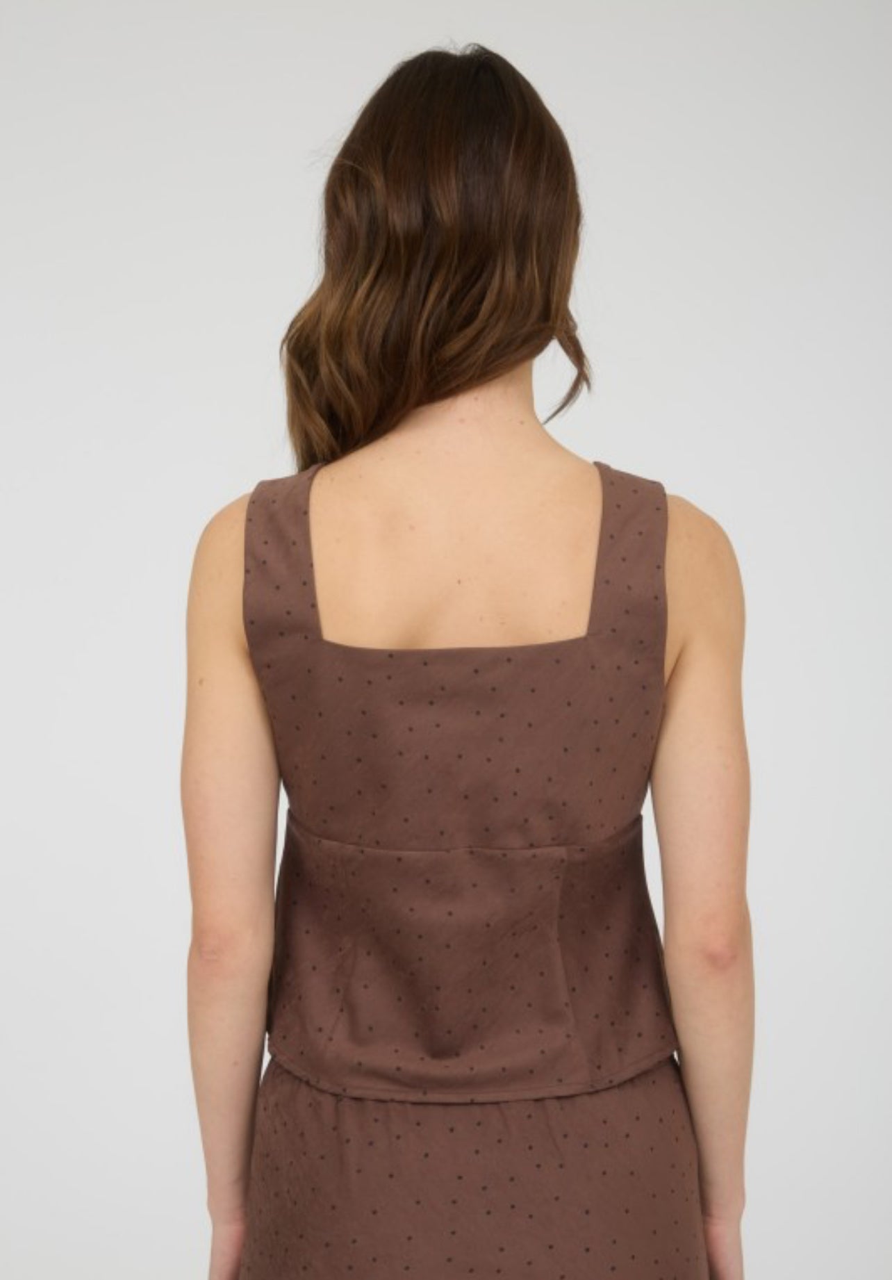 Polka Dot Top (brown)