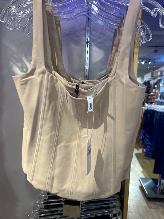 Glam square neck top final sale