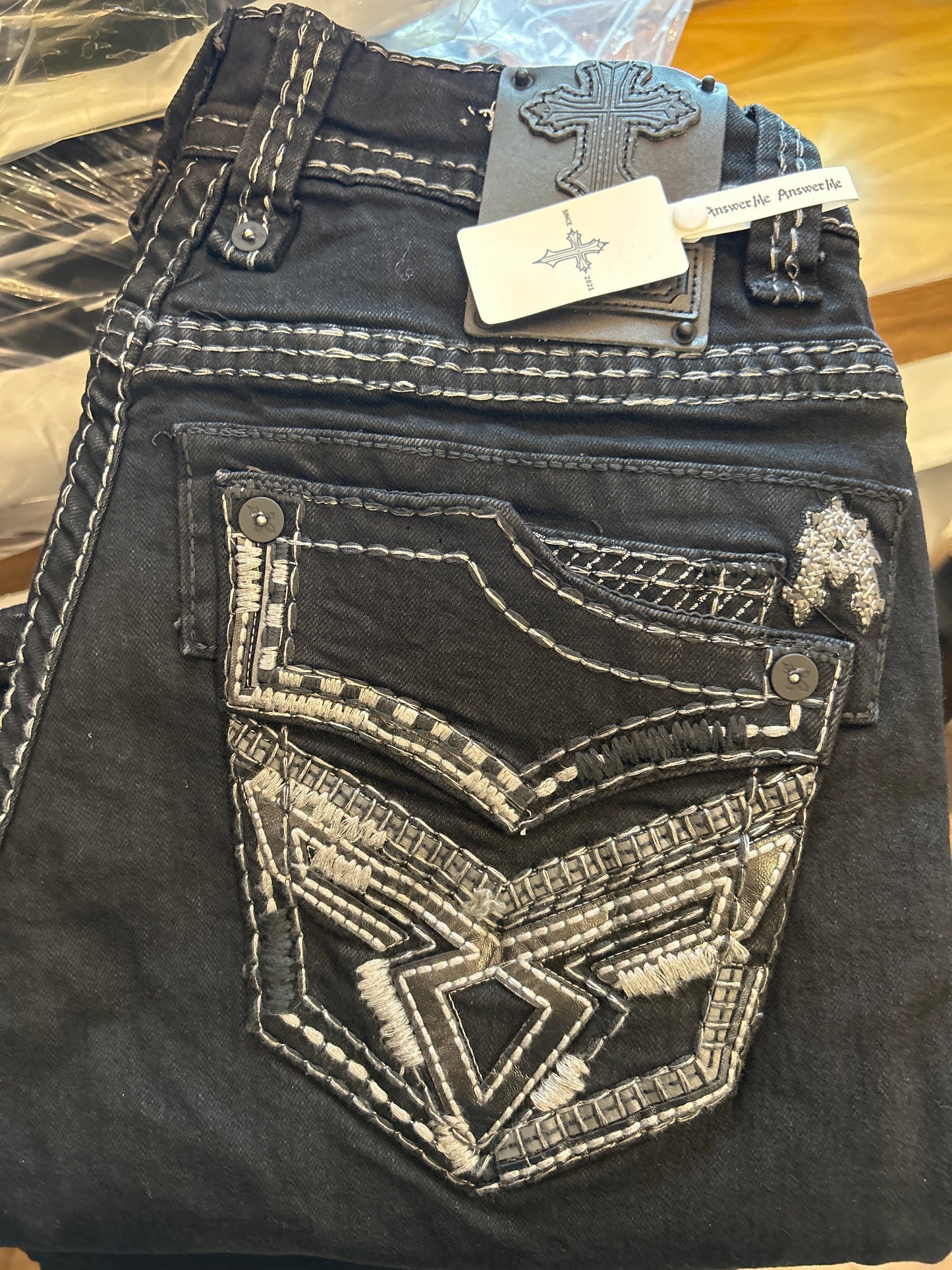 Answer me jeans