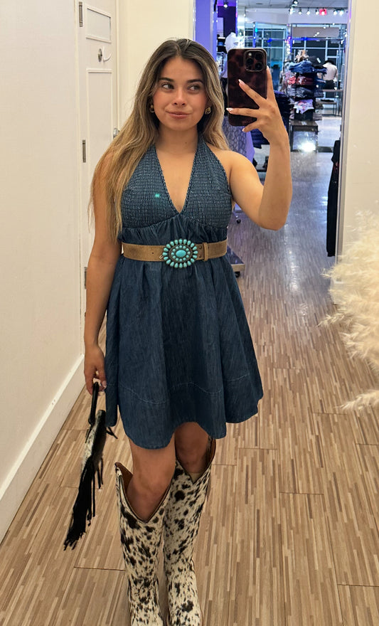 Denim Mini Dress