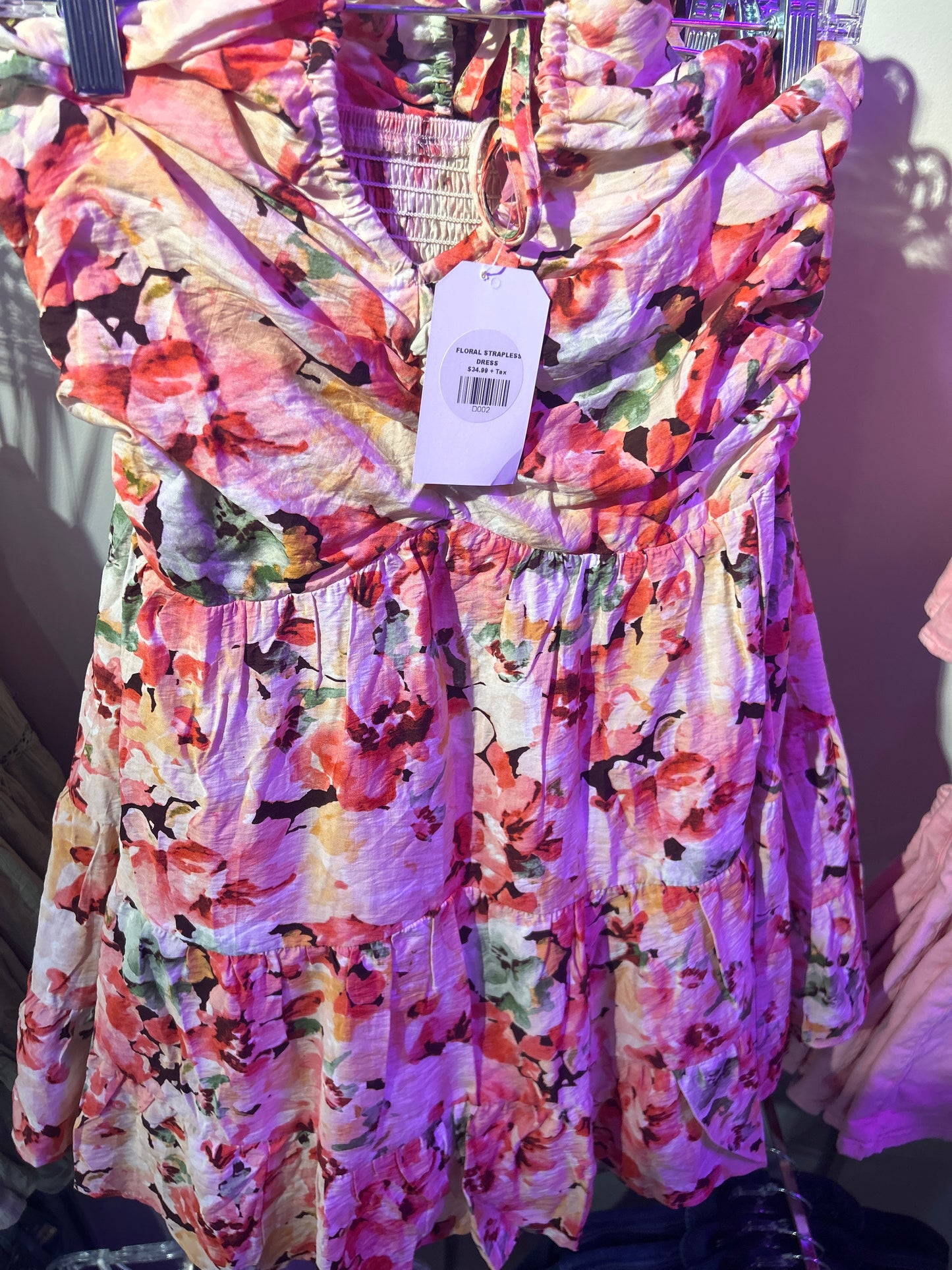 Floral dress final sale