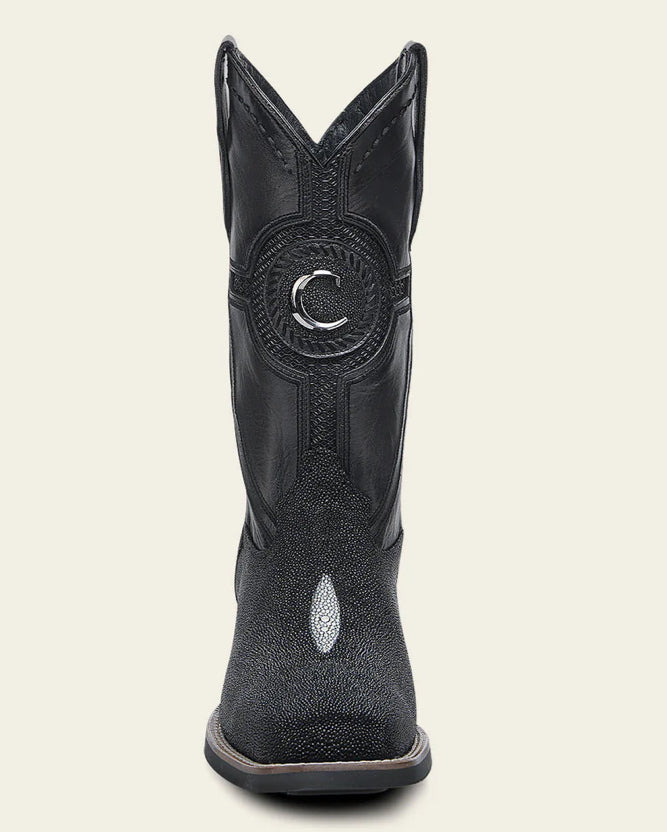 Cuadra mantarraya (negra) square toe - CC221