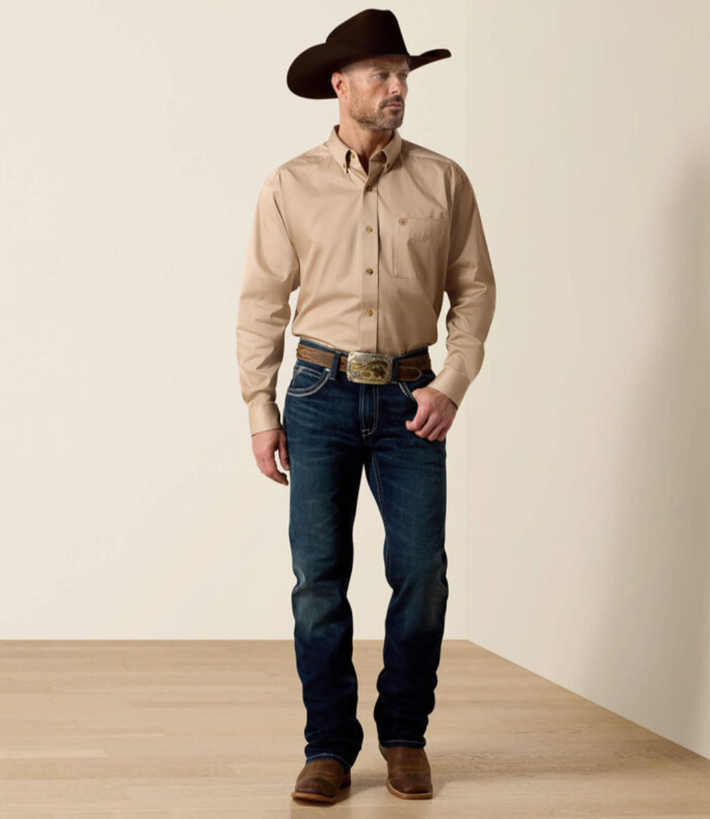 Solid Twill Classic Fit Shirt