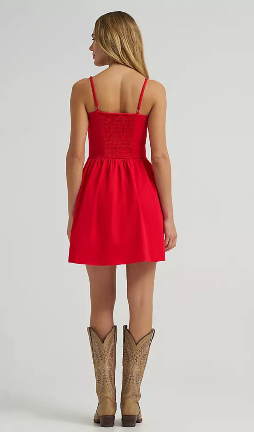 WOMEN'S AMERICANA CORSET SNAP DRESS