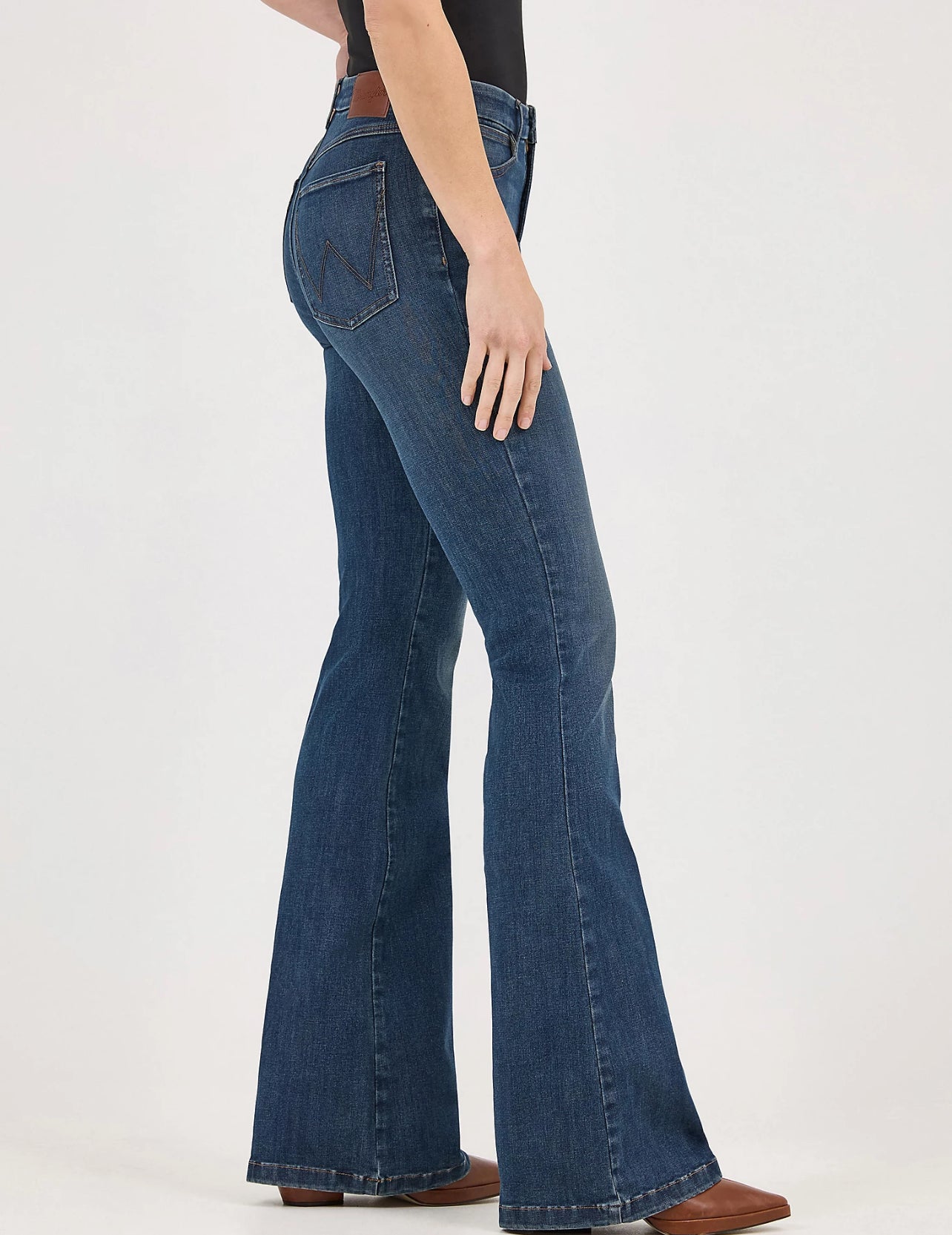 wrangler Bespoke Flare High Rise jeans