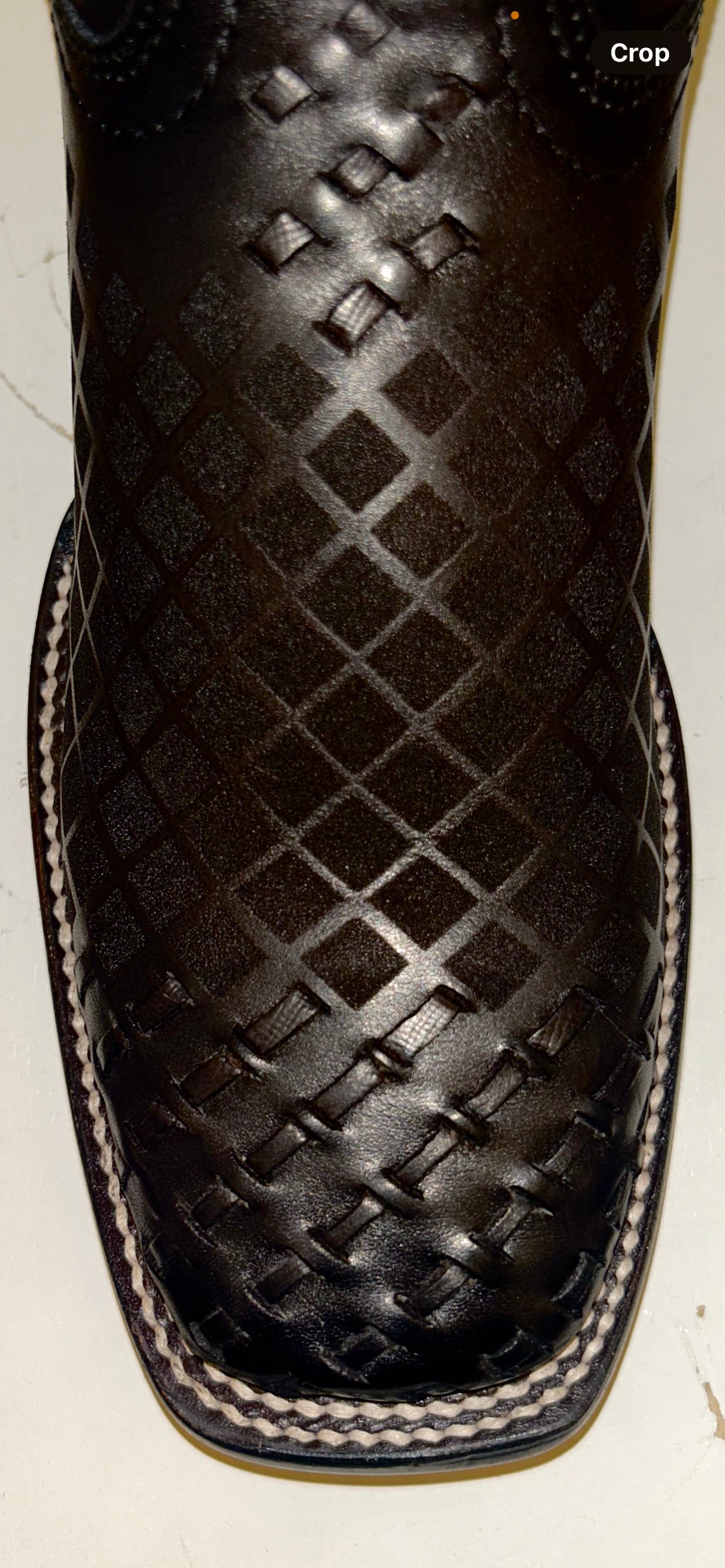 CUADRA ENGRAVED BLACKLEATHER WESTERN BOOTS CU676