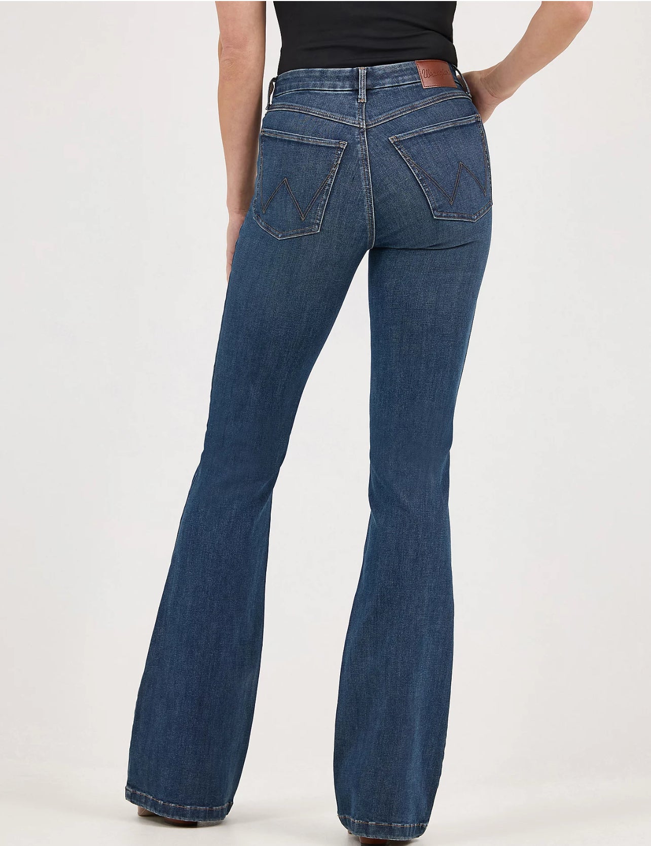 wrangler Bespoke Flare High Rise jeans