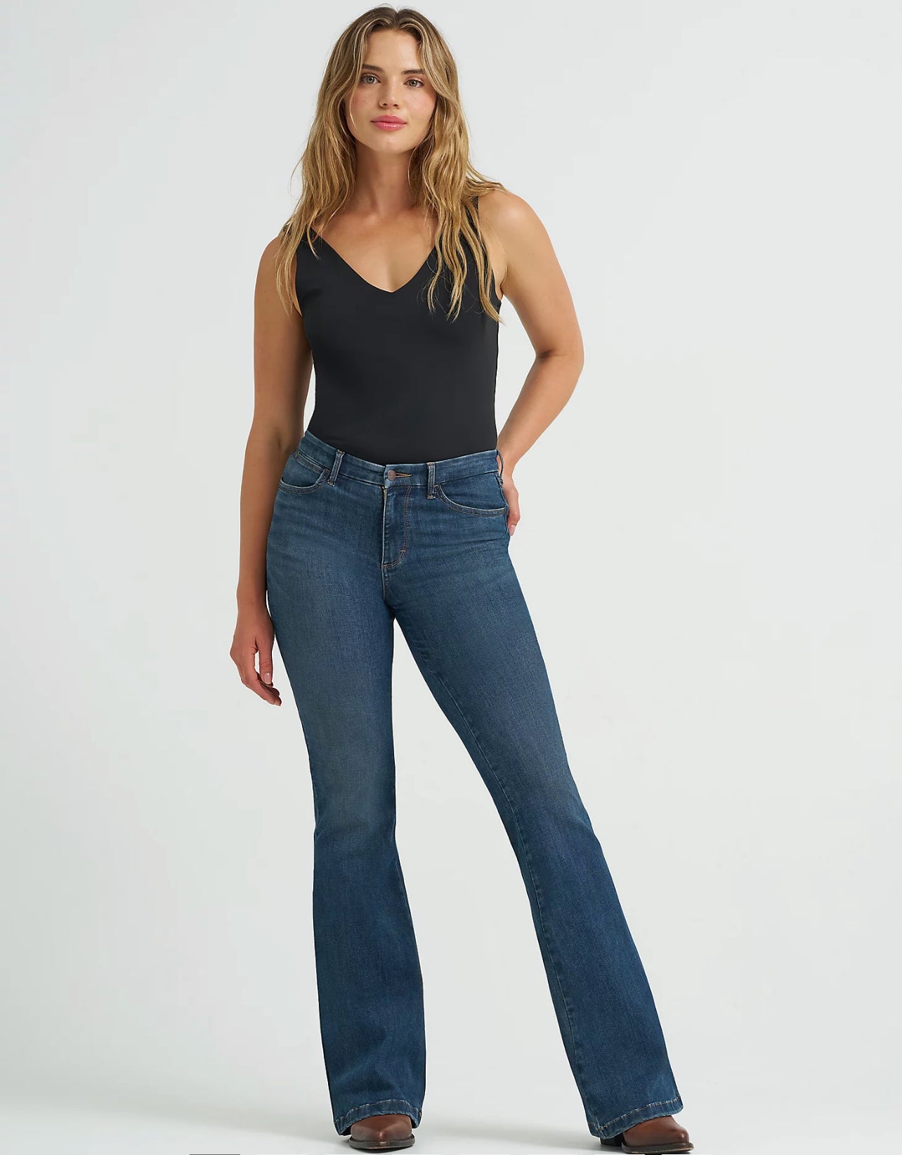 wrangler Bespoke Flare High Rise jeans 112371950