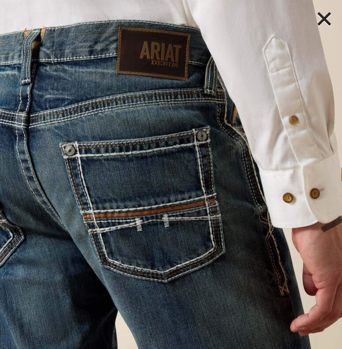 M4 Low Rise Stretch Relaxed Straight Jean 17511