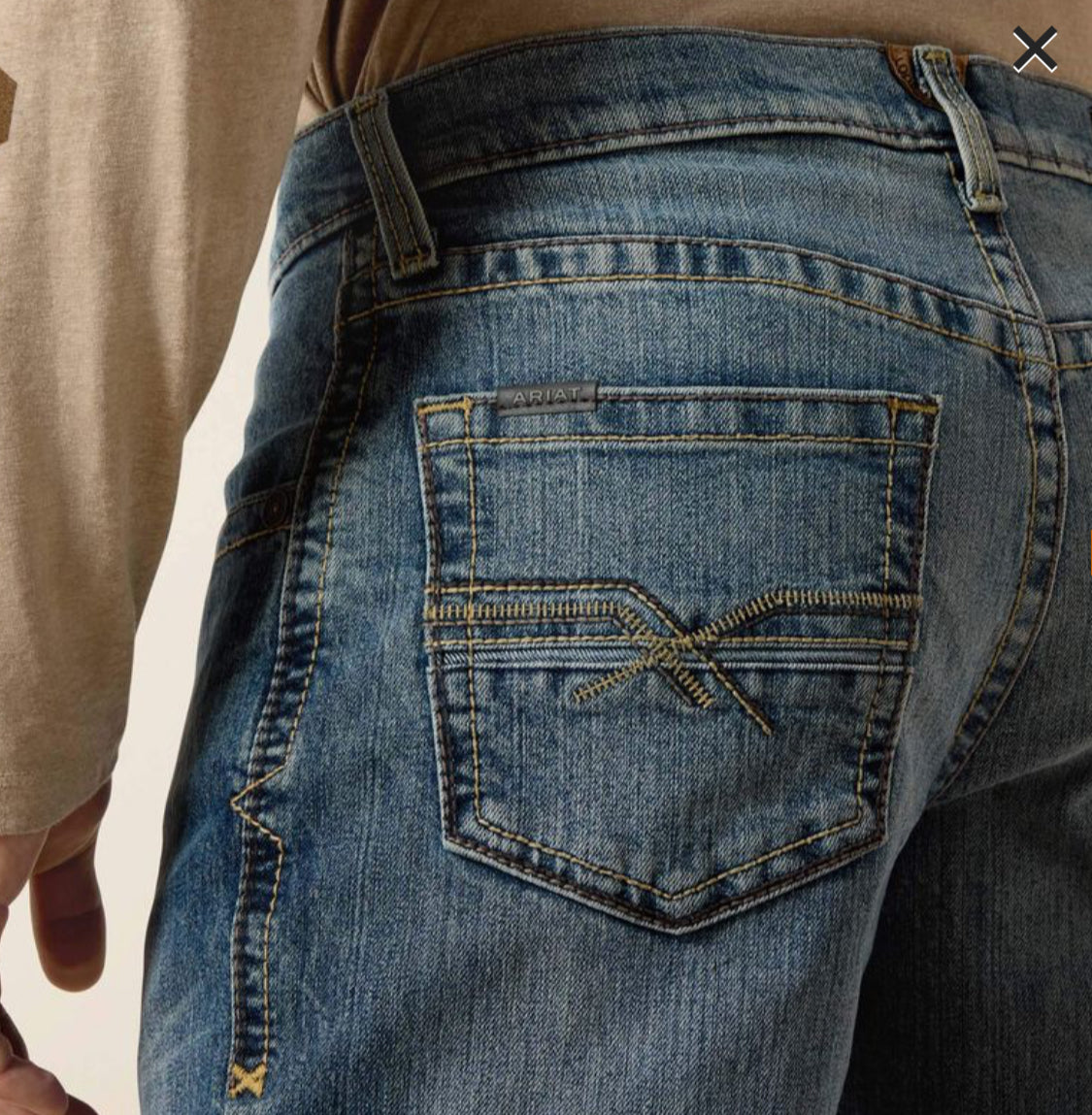 M4 Low Rise Stretch Relaxed Straight Jean 34632