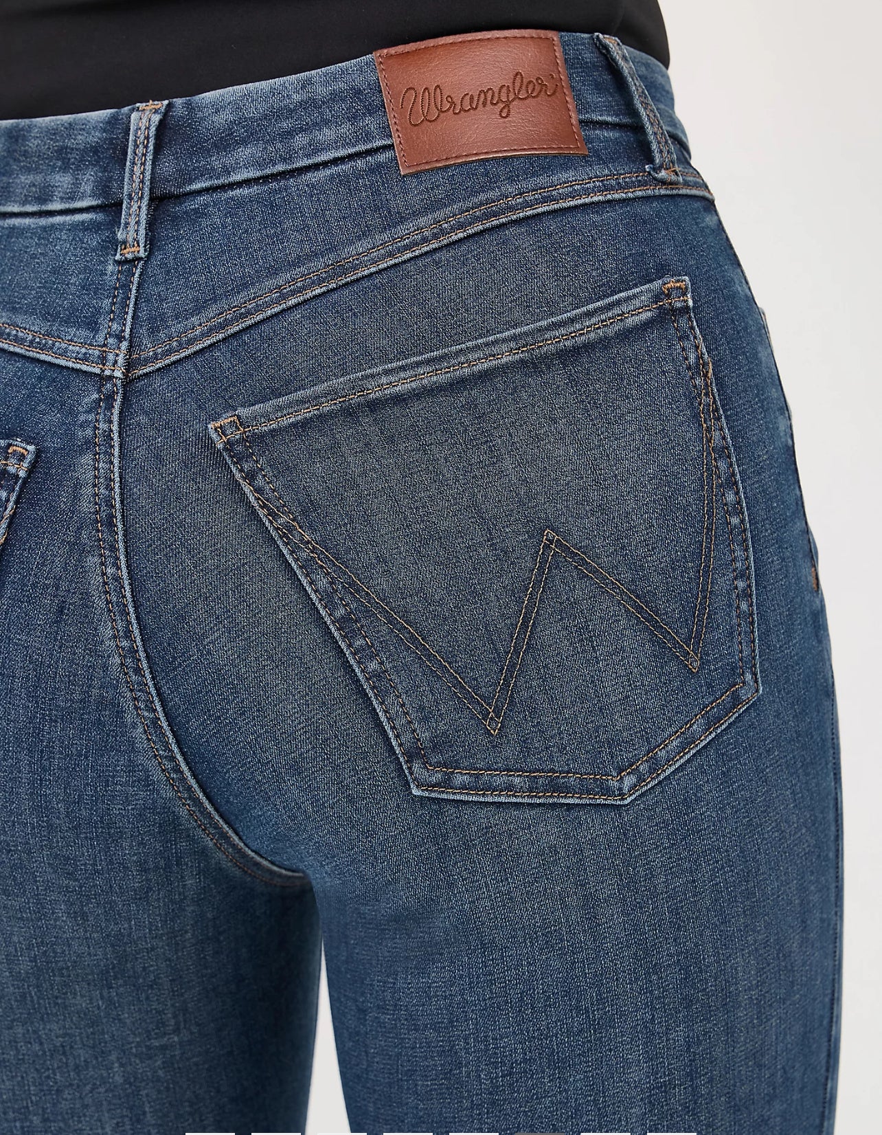 wrangler Bespoke Flare High Rise jeans