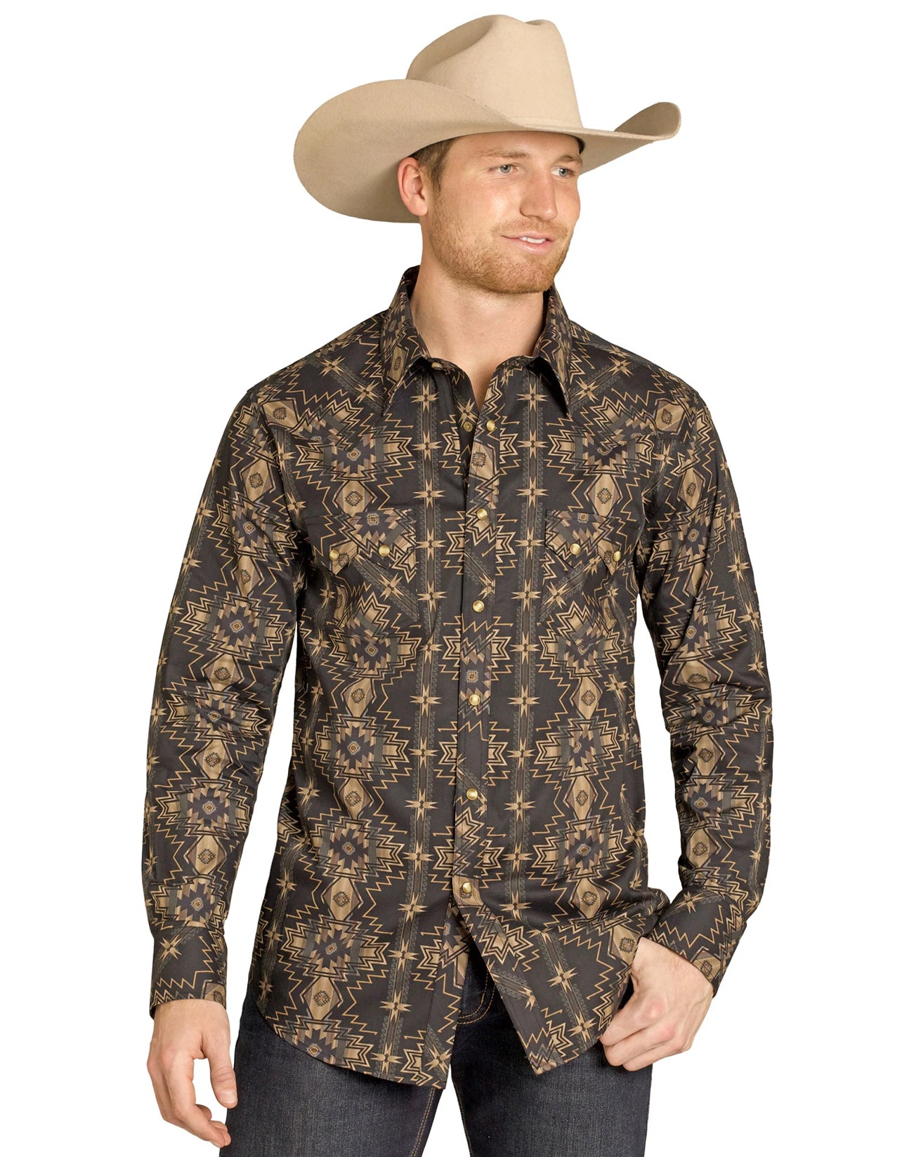 Rock And Roll Shirt Aztec Print