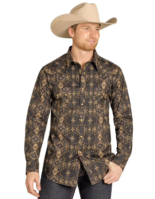 Rock And Roll Shirt Aztec Print