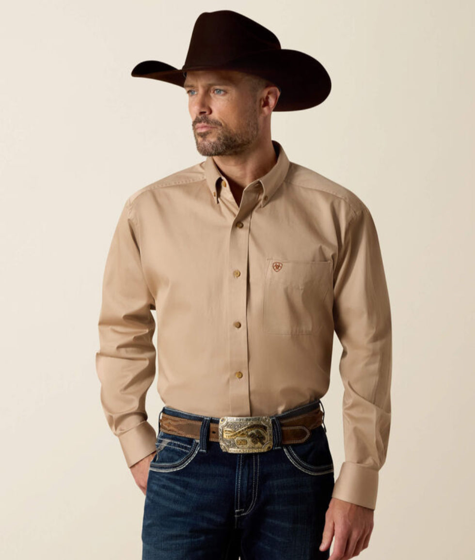 Solid Twill Classic Fit Shirt