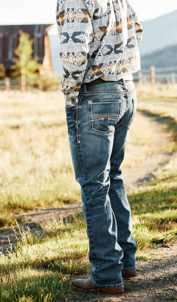 M4 Low Rise Stretch Relaxed Straight Jean 17511