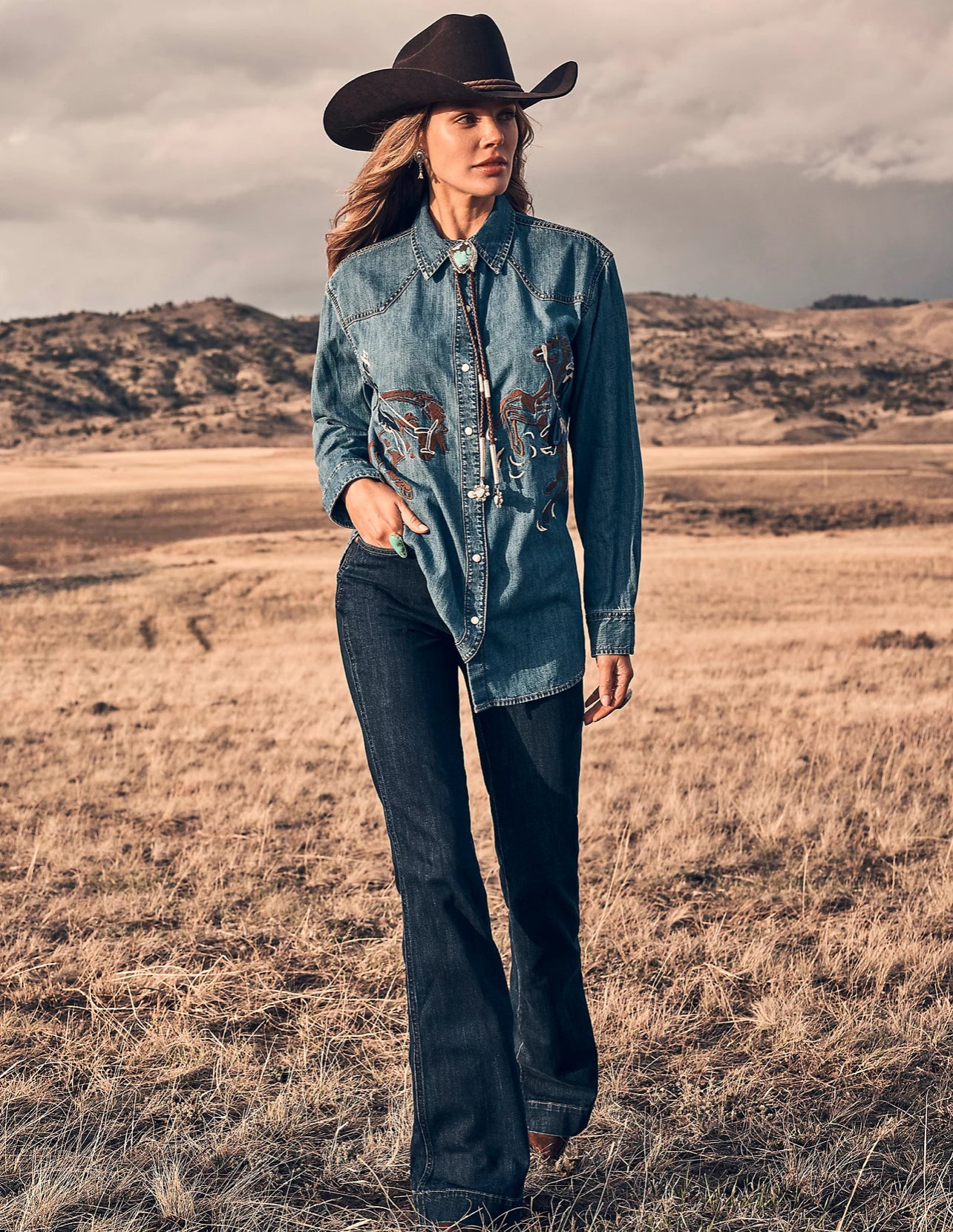 WOMEN'S WRANGLER RETRO® BAILEY HIGH RISE TROUSER JEAN