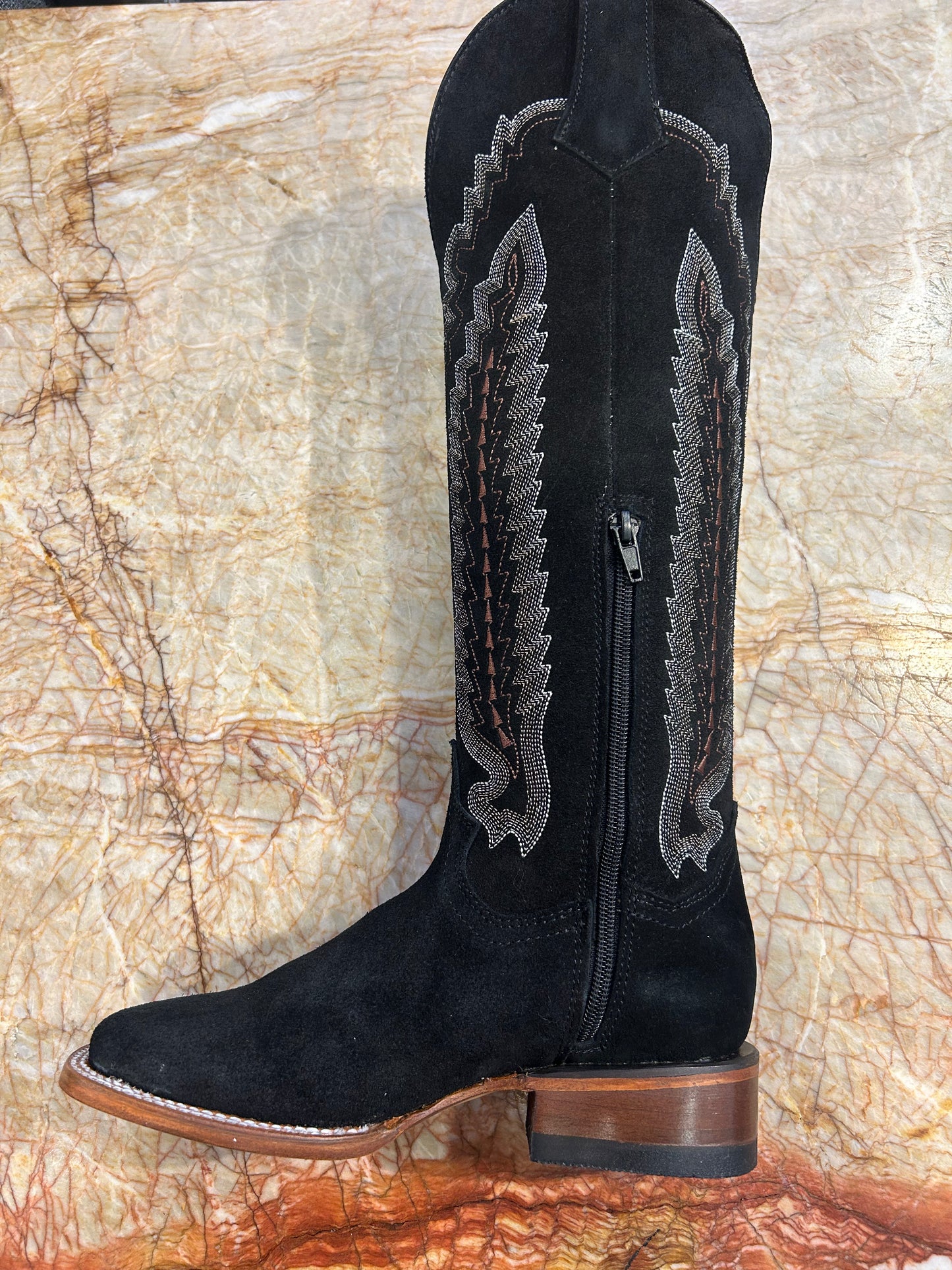 SQUARE TOE TALL BOOT ESPGAS SUADE