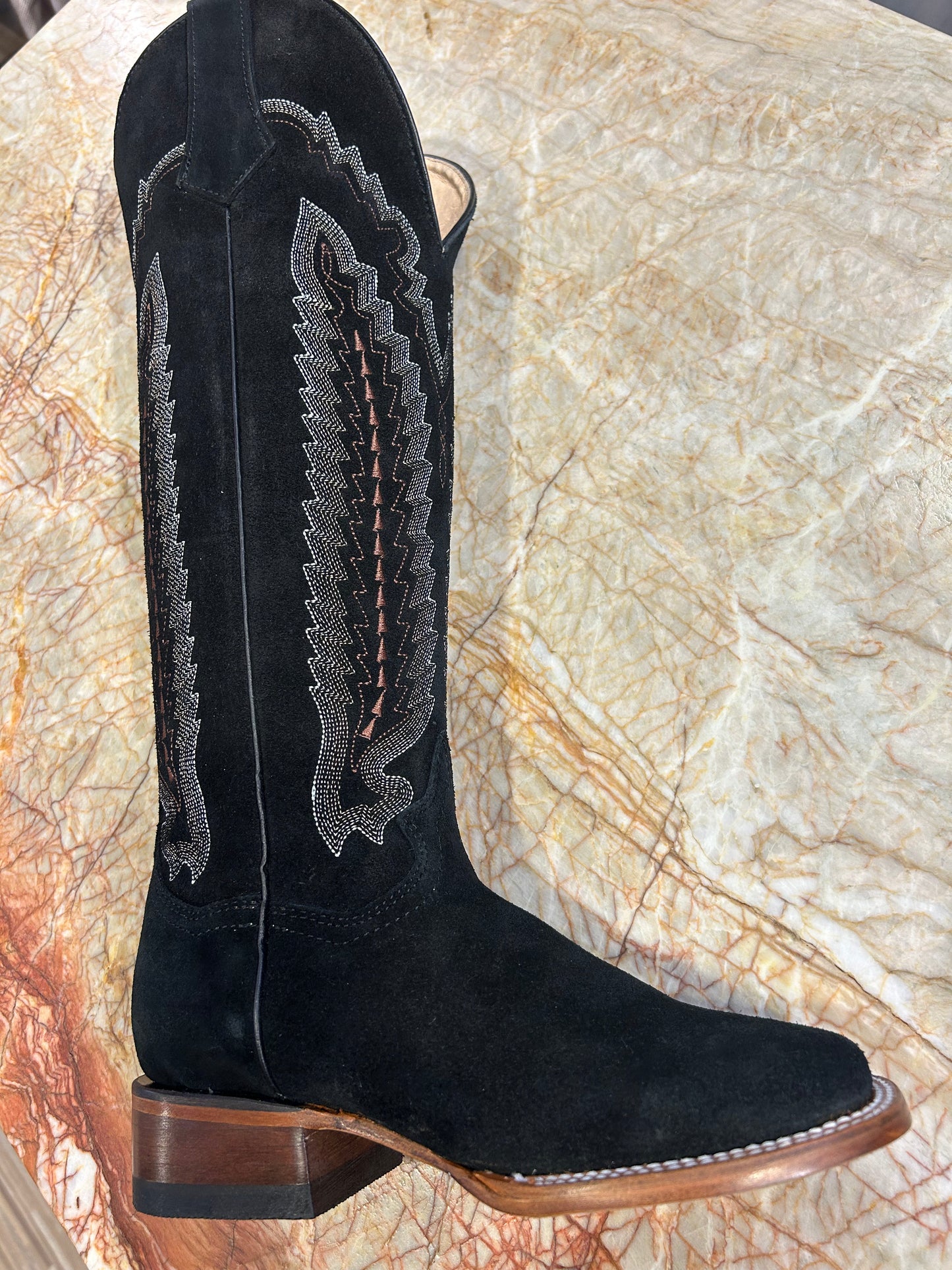 SQUARE TOE TALL BOOT ESPGAS SUADE