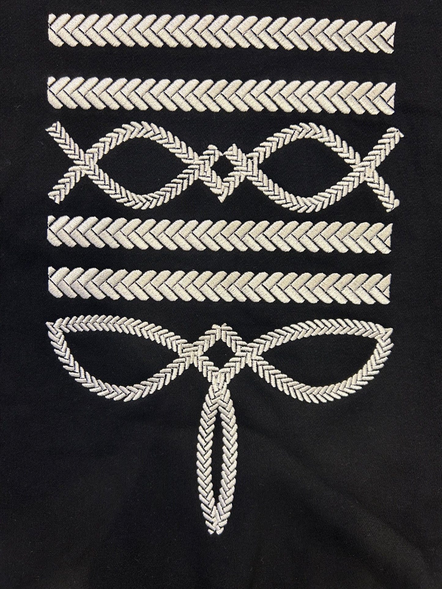 Women Hoodie Embroidered (black)